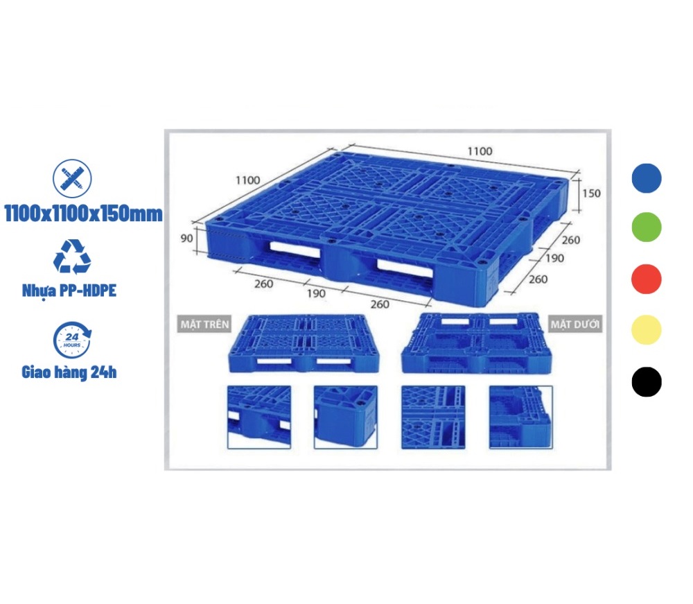 Pallet nhua PL09 LK 1000x1000 02